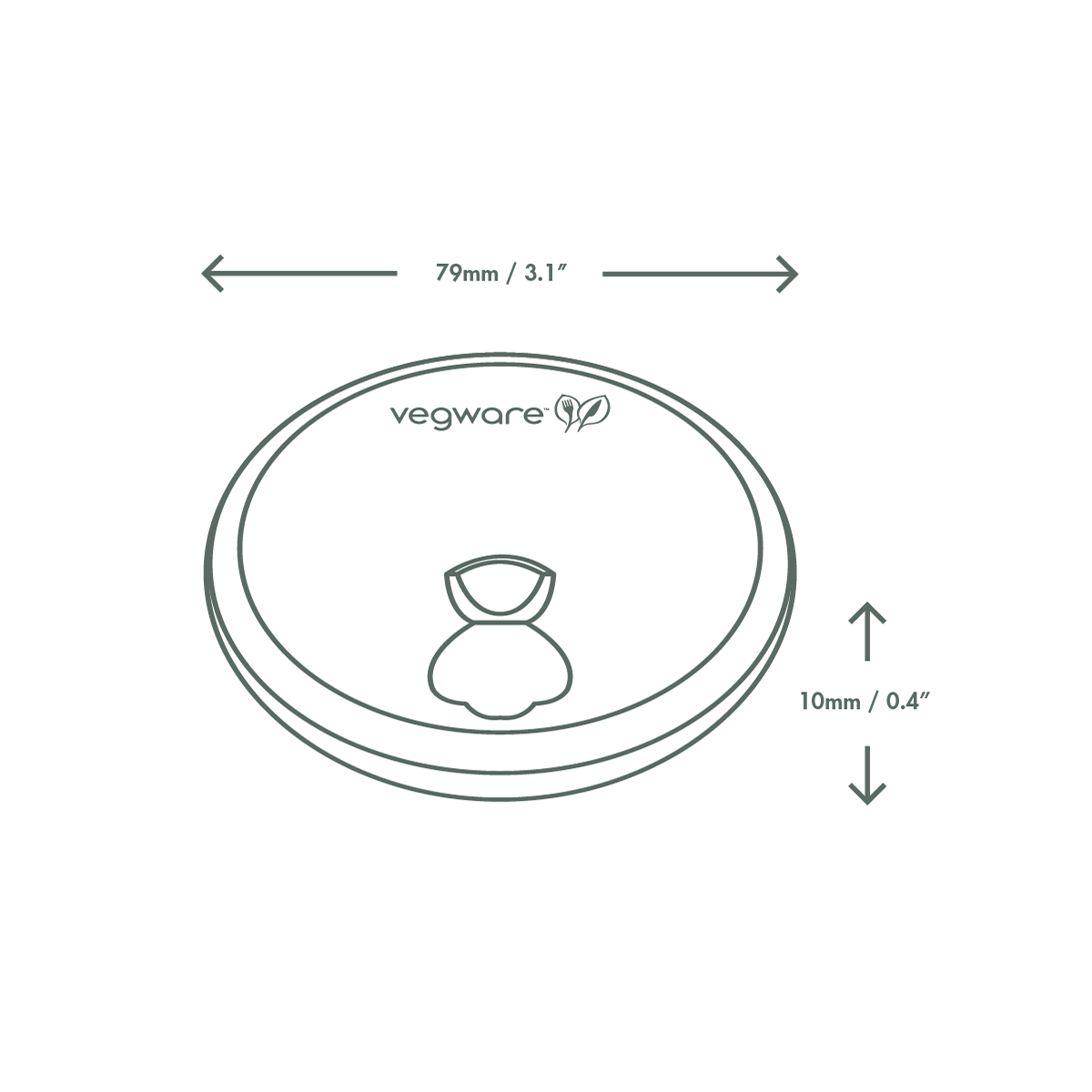 Dimensions_VLID79P 79-Series Paper hot cup lid