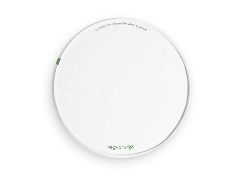 Vegware_bonappetitbowls_VLID185P_800x PLA-Lined Paper Lid