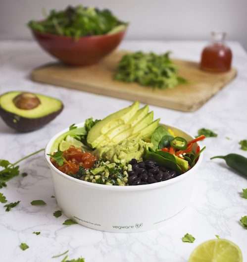 Vegware_concept_bonappetitbowls_RSC-32_burritobowl_lime_marble_portrait_800x 32oz PLA-lined paper food bowl