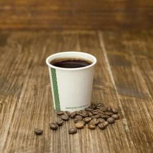 4oz white hot cup