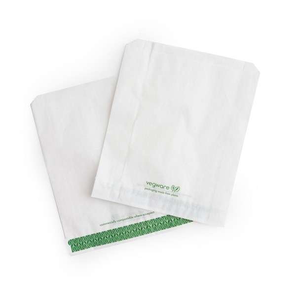 VITAVEGe_bagsandsheets_201267gw_MEDIUM 6 x 0.75 x 7in white grease-resistant gusset bag