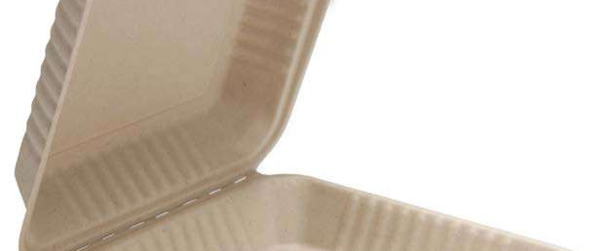 9in clamshell natural brown